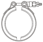 JV 7c_ 2CV band clamp with 2 segments